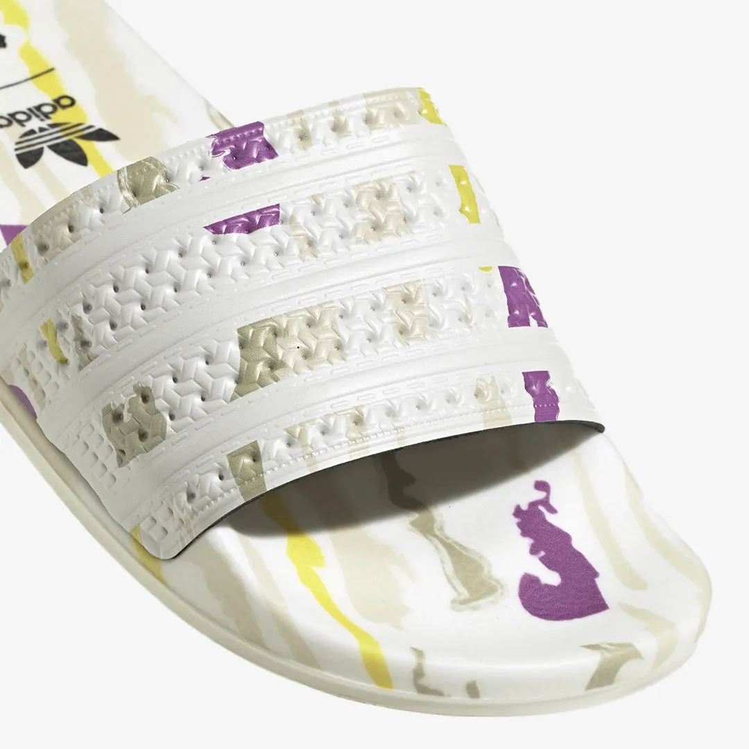 Adidas Originals | WMN'S ADILETTE THEBE MAGUGU SLIDES  { CLOUD WHITE