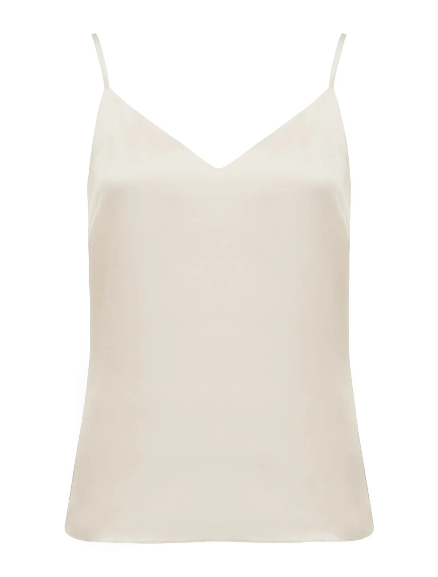 Ariana Satin V Neck Cami Top