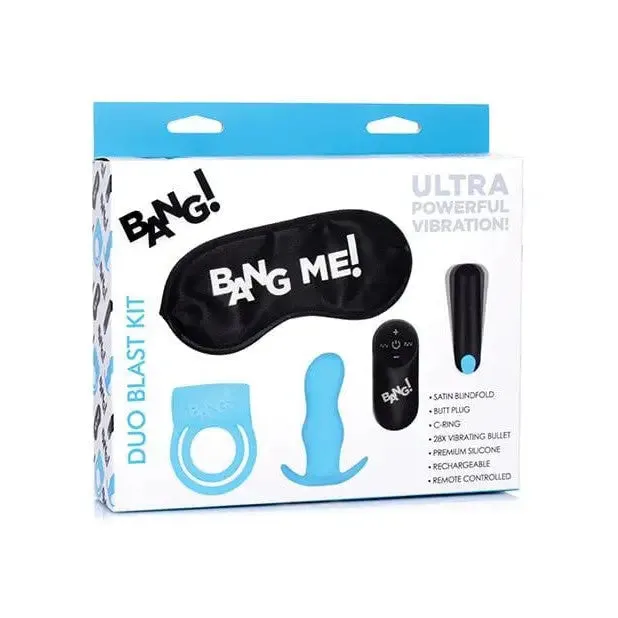 BANG! 28X Duo Blast Remote Control Cock Ring and Butt Plug Kit