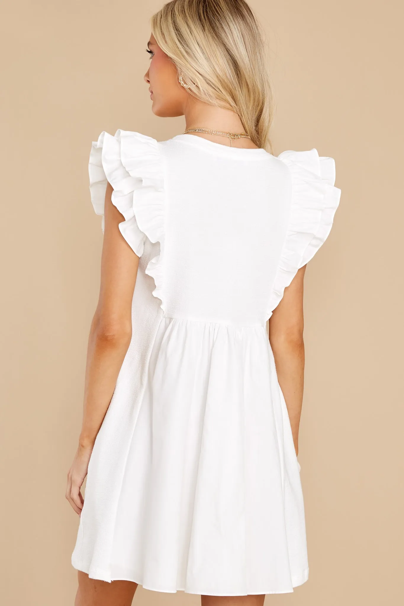 Beautiful Days Ahead White Dress