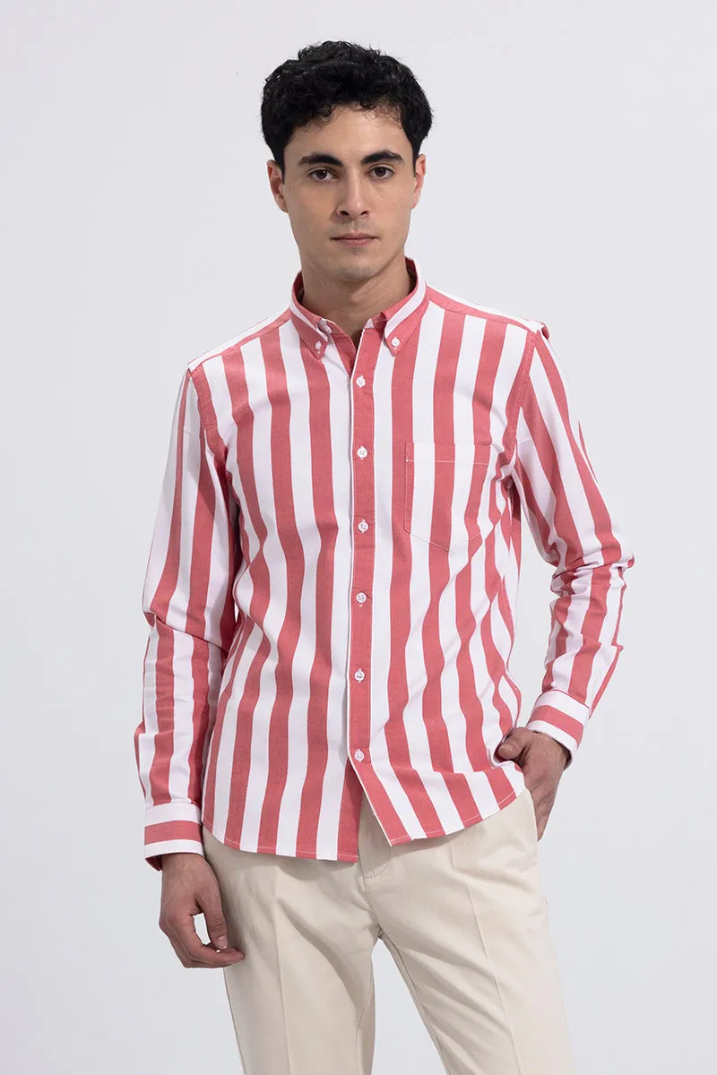 Bengal Stripe Red Shirt