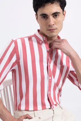 Bengal Stripe Red Shirt