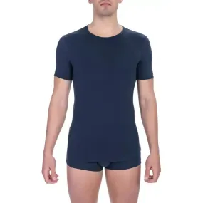 Bikkembergs Blue Cotton Men T-Shirt