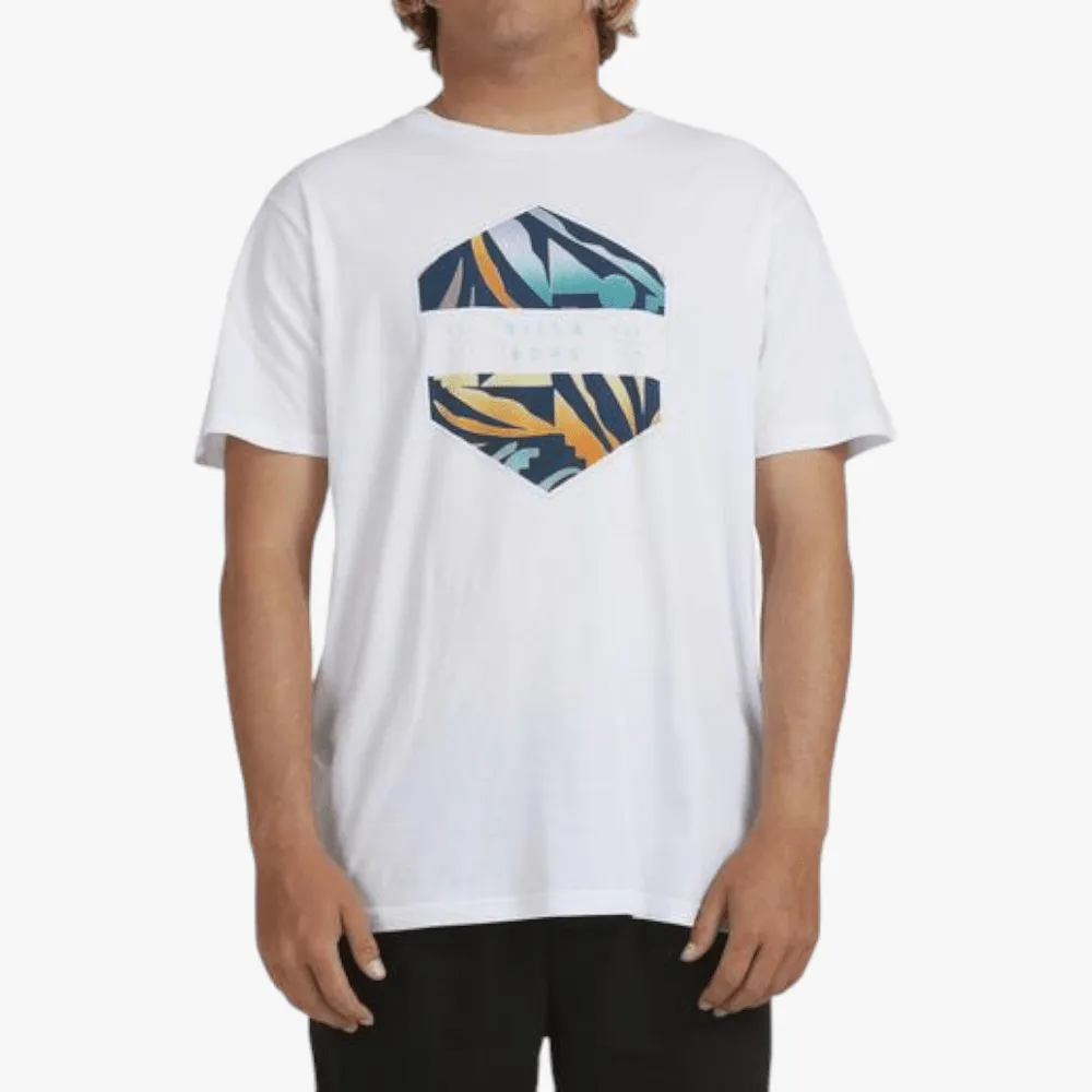 Billabong Mens Access Short Sleeve Tee Wht