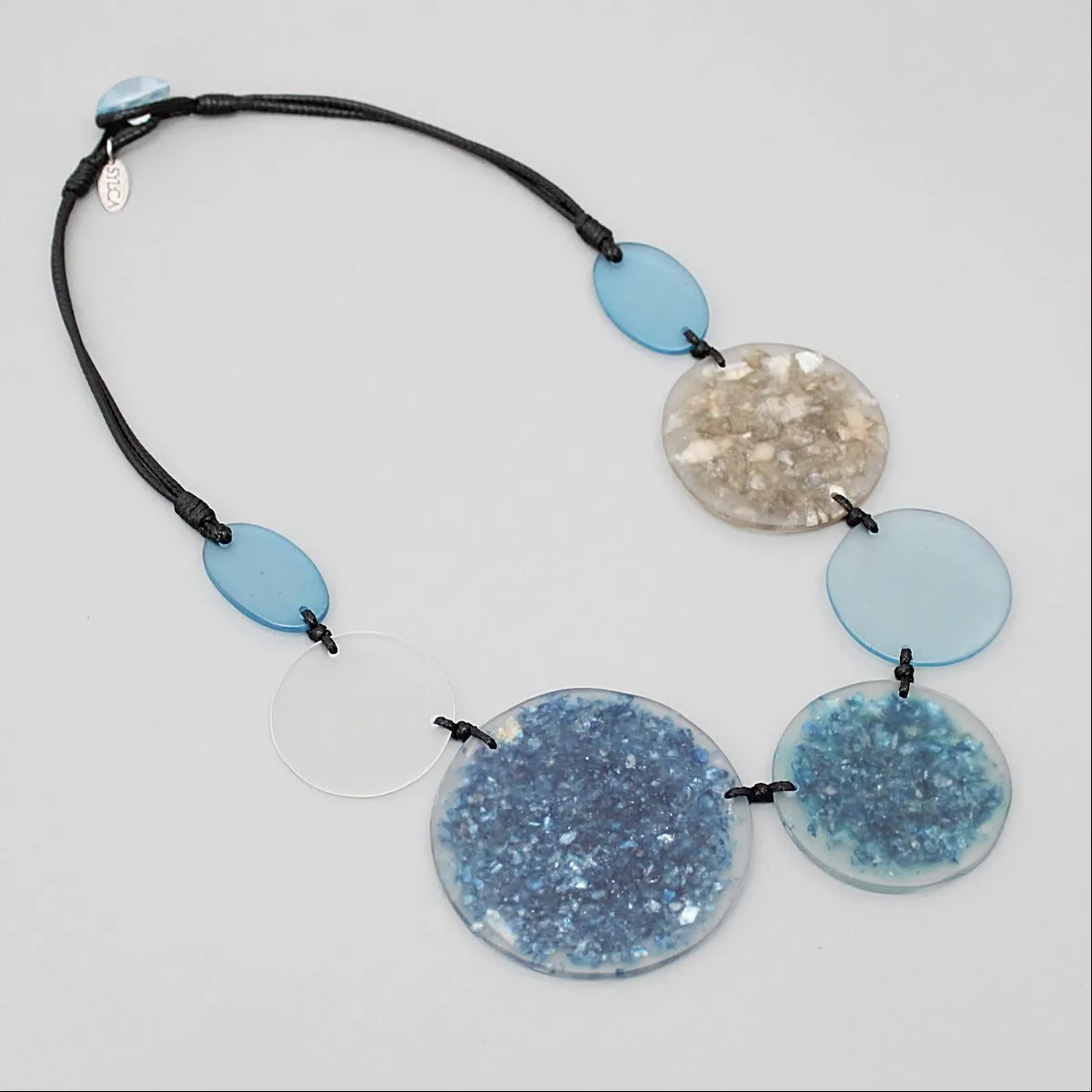 Blue Shimmer Brooke Necklace