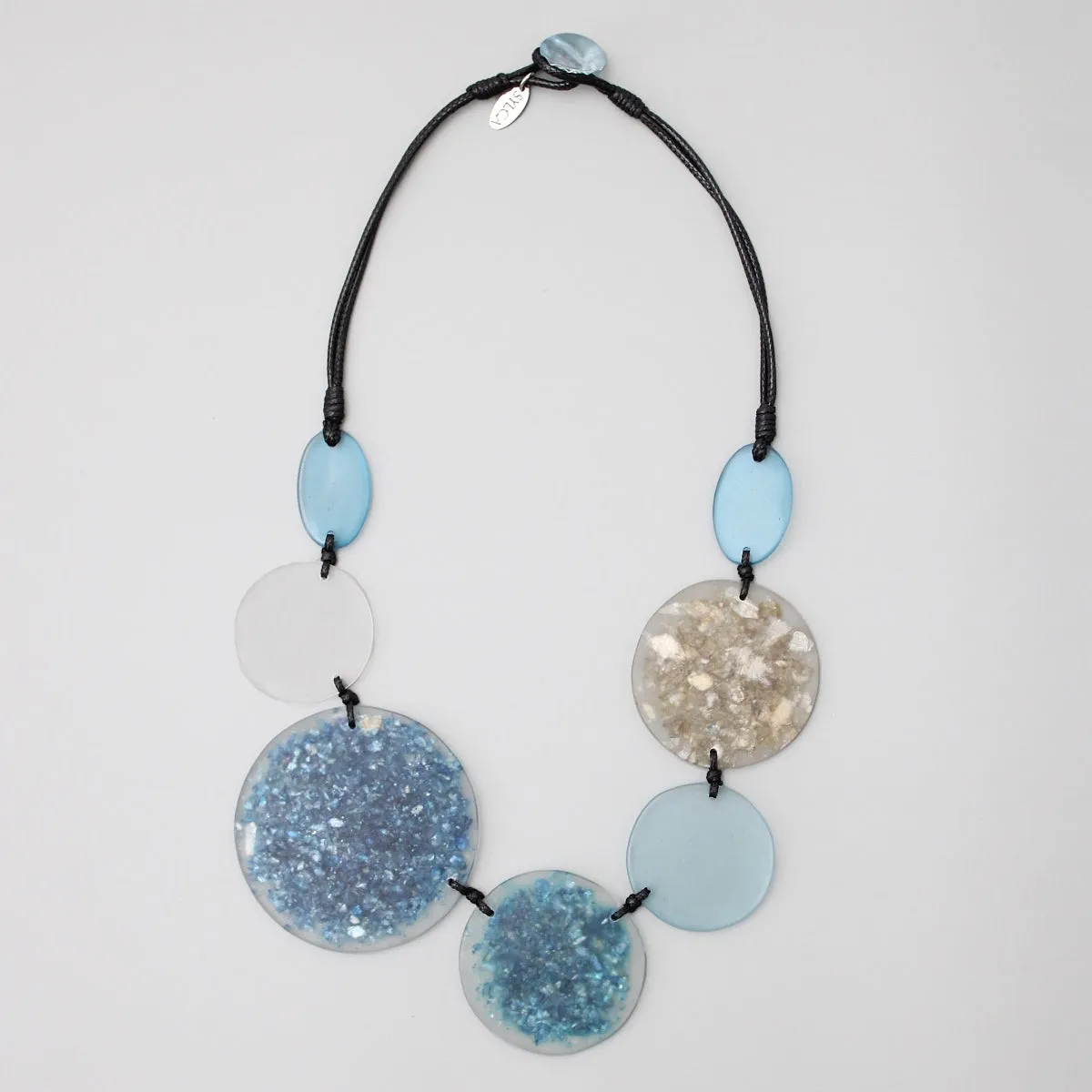 Blue Shimmer Brooke Necklace