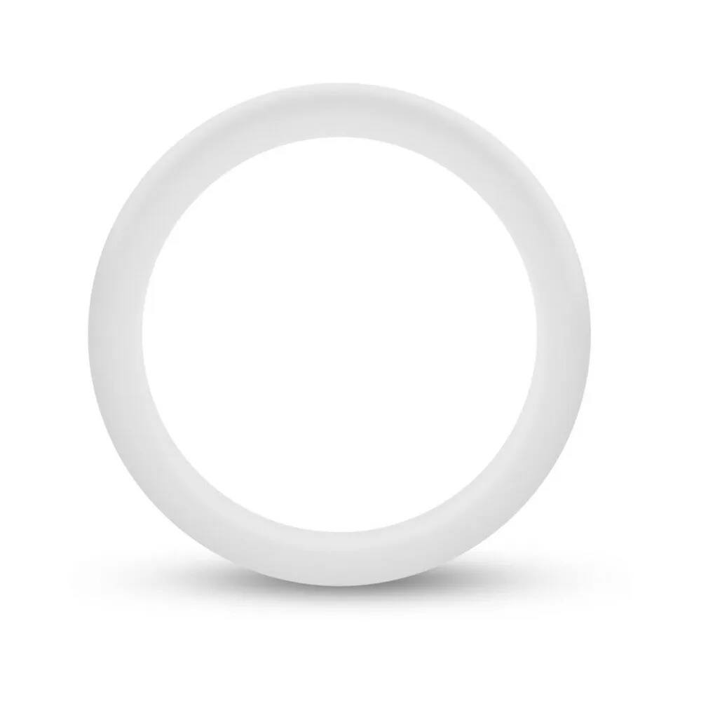 Blush Performance Silicone Glo Cock Ring White Glow