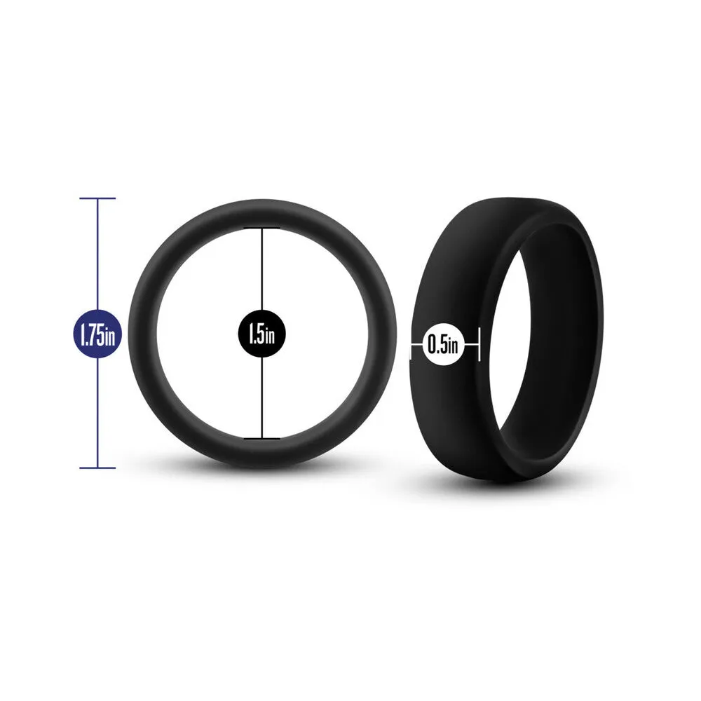 Blush Performance Silicone Go Pro Cock Ring Black