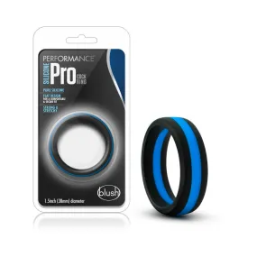 Blush Performance Silicone Go Pro Cock Ring Black/Indigo/Black