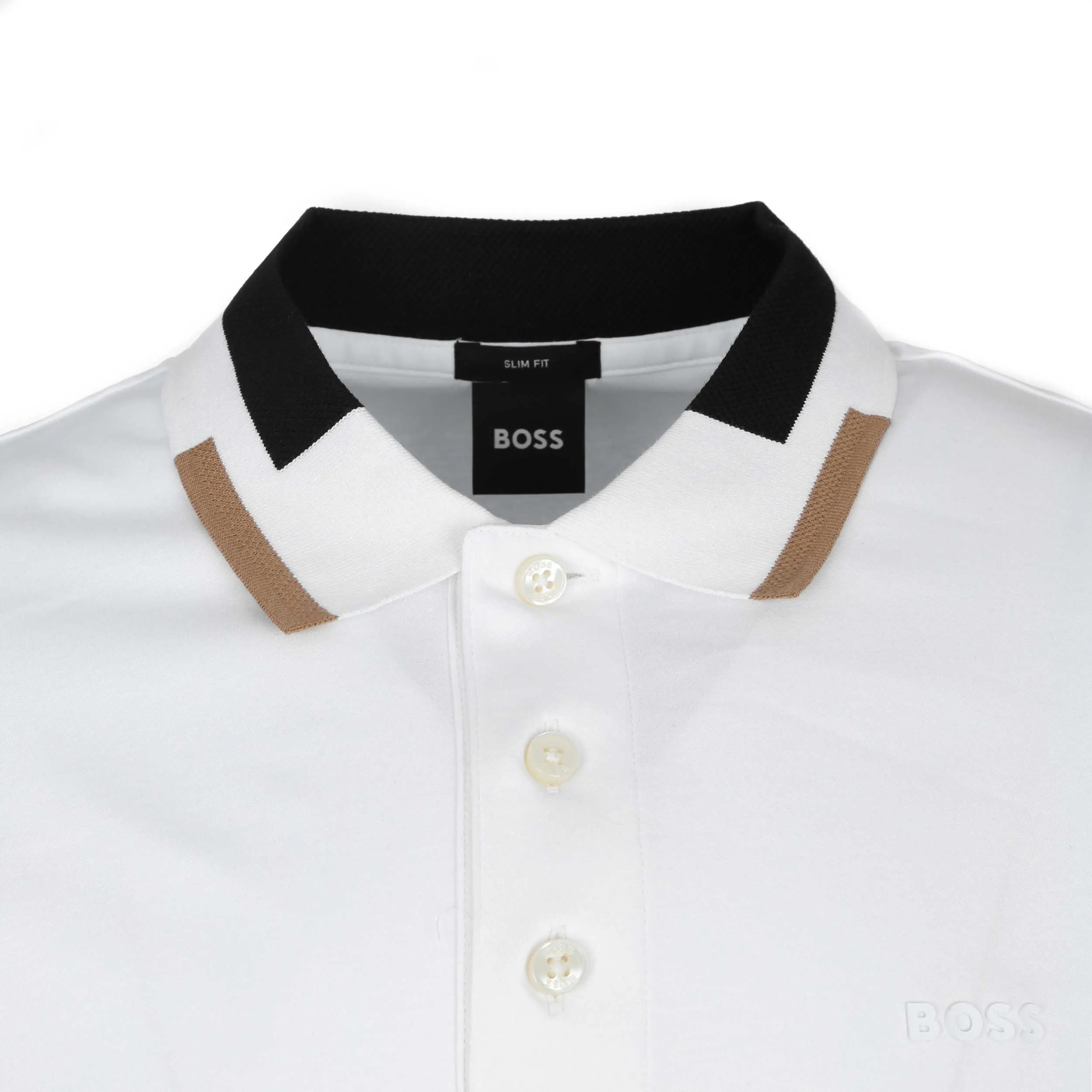 BOSS Phillipson 107 Polo Shirt in White