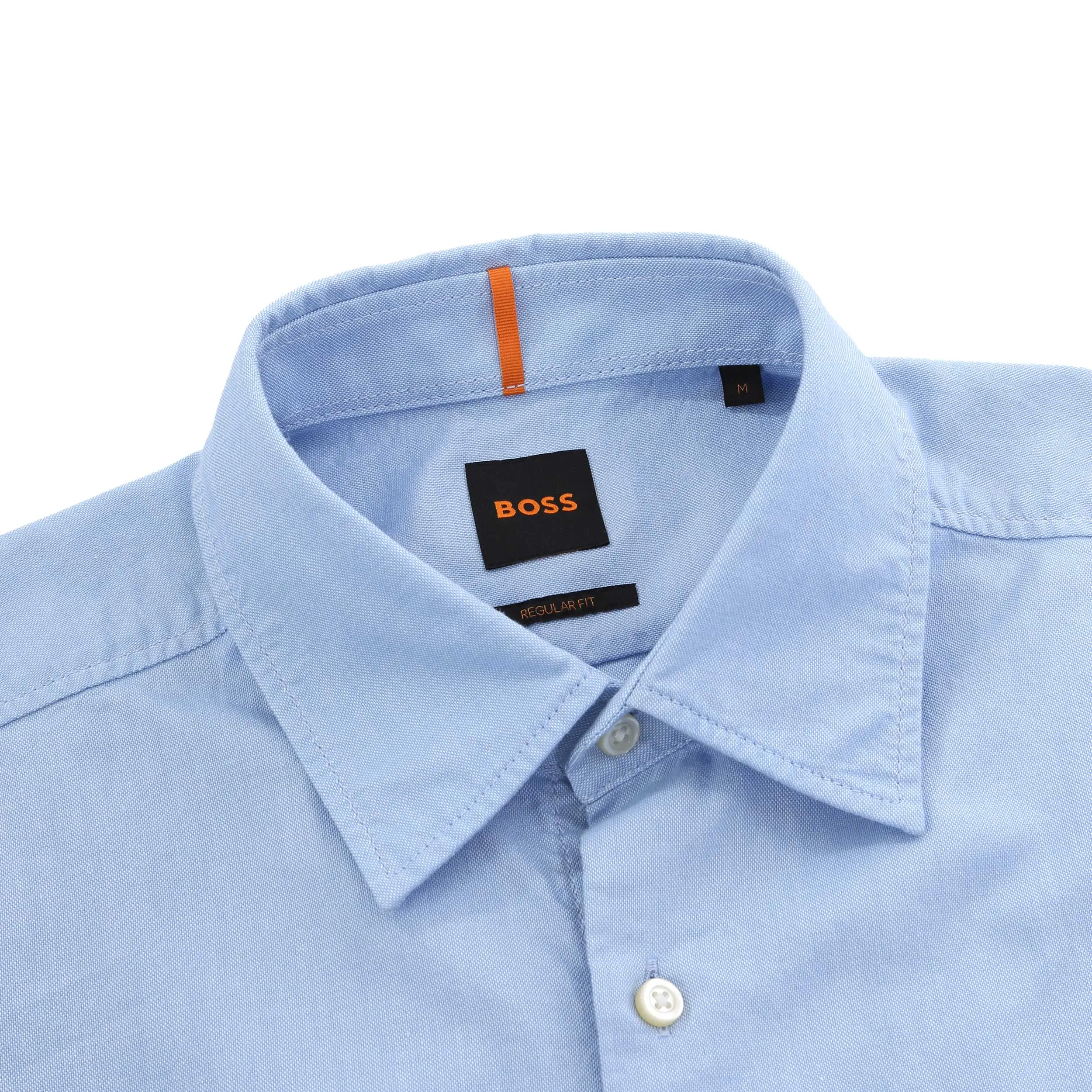 BOSS Rash 2 Short Sleeve Shirt in Sky Blue