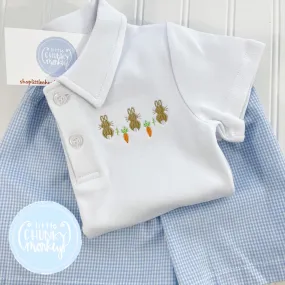 Boy Polo Shirt - Bunny Trio