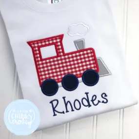 Boy Shirt -Train Applique