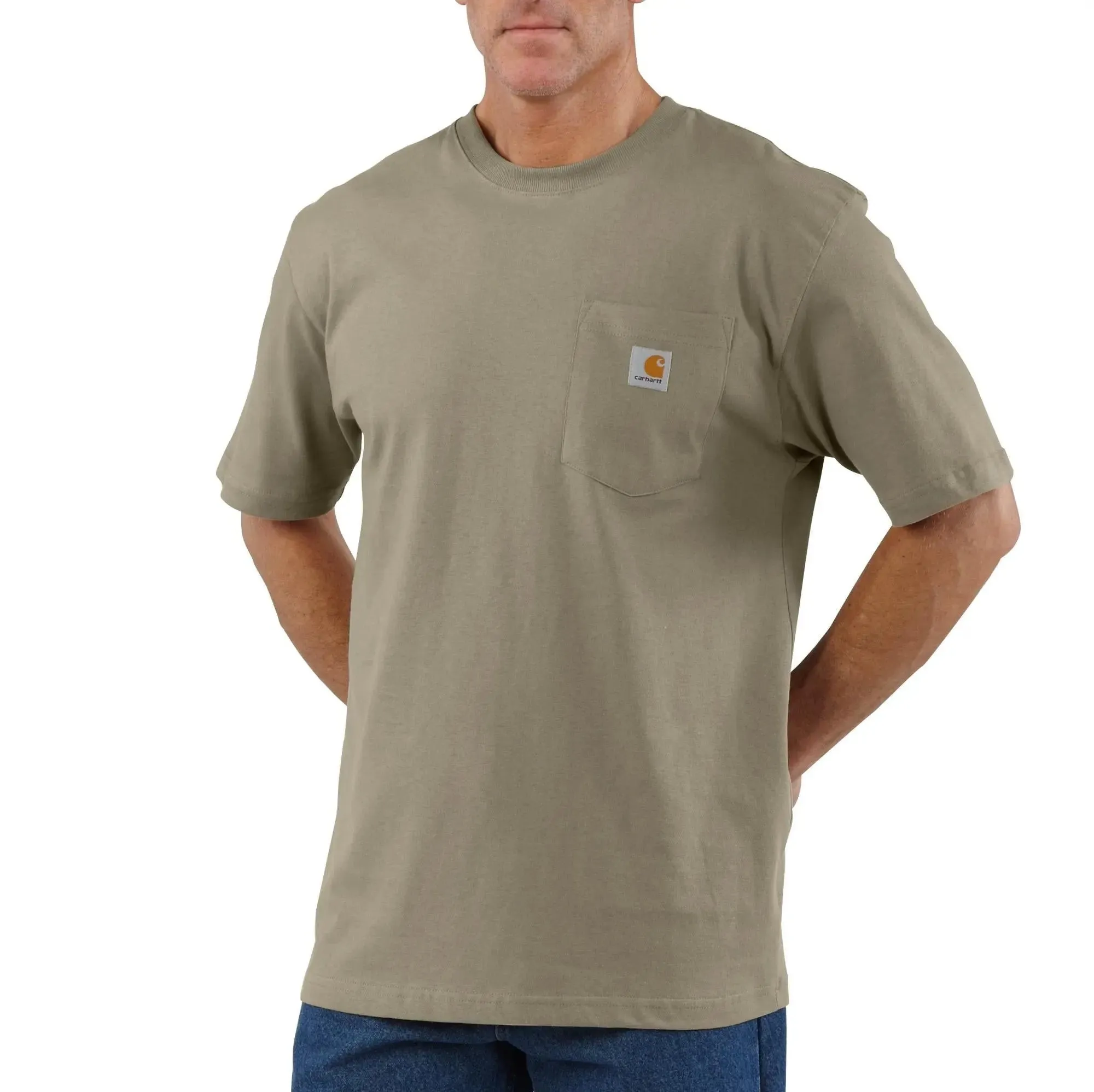 CARHARTT - Loose Fit Heavyweight Short-Sleeve Pocket T-Shirt