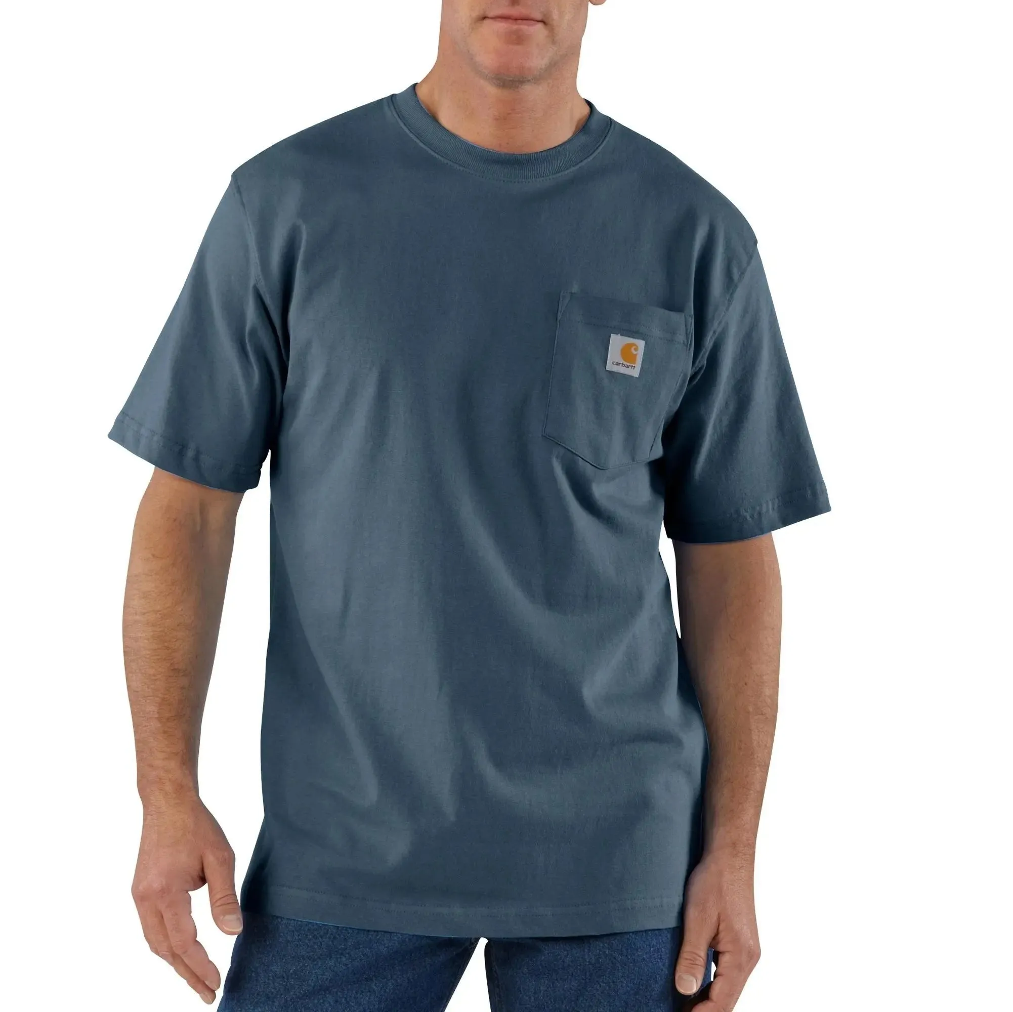 CARHARTT - Loose Fit Heavyweight Short-Sleeve Pocket T-Shirt