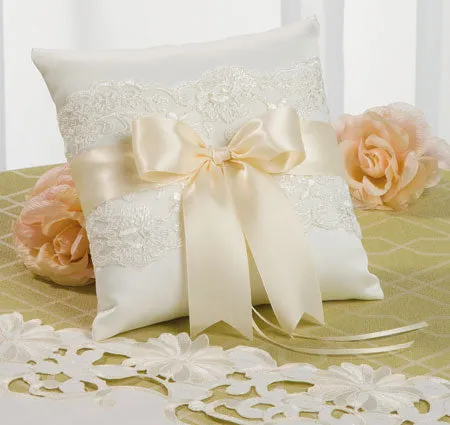 Chantilly Lace Ring Bearer Pillow