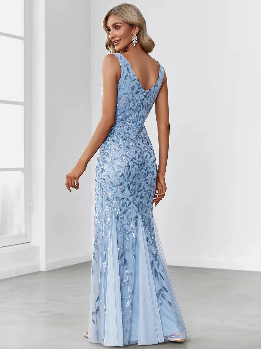 Classic Fishtail Sequin Evening Dresses for Women