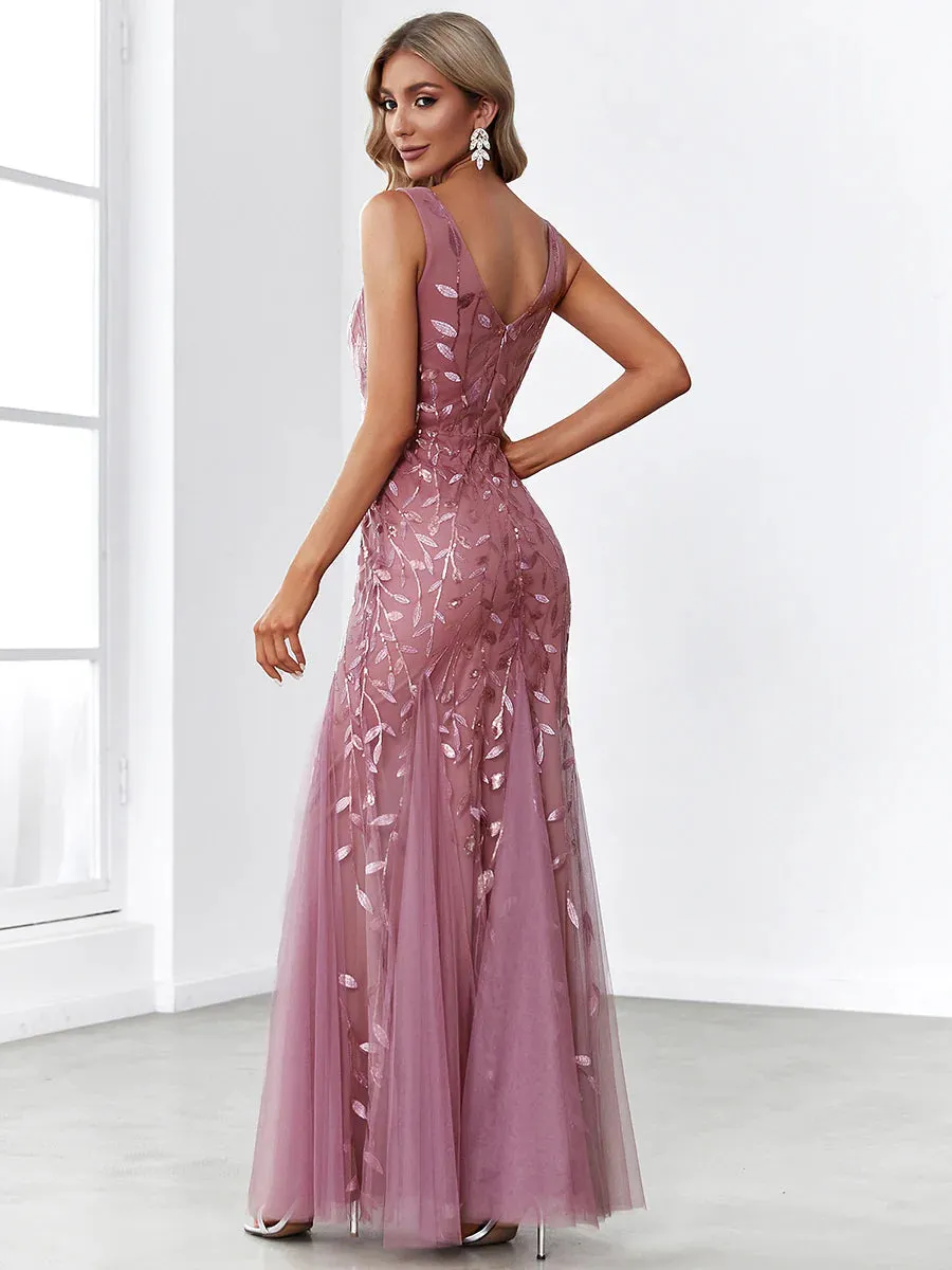 Classic Fishtail Sequin Evening Dresses for Women