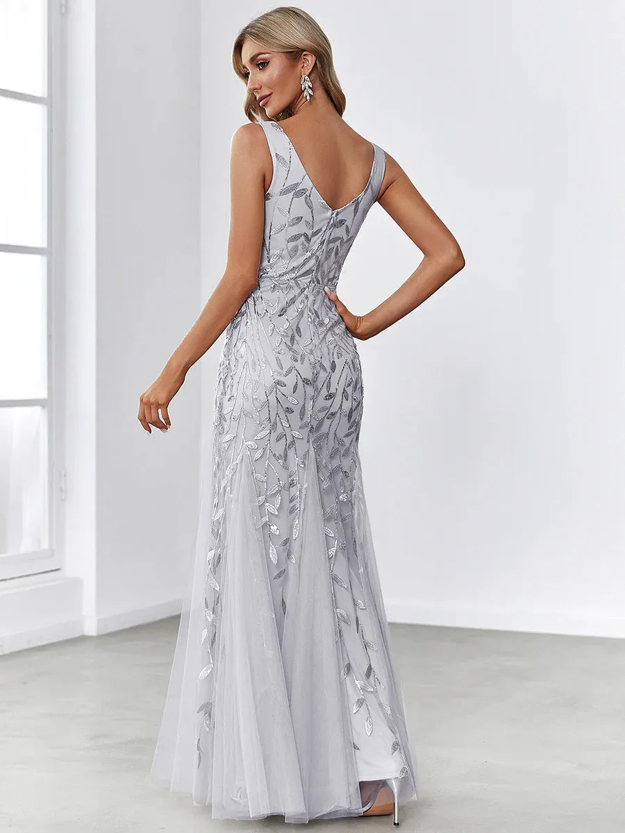 Classic Fishtail Sequin Evening Dresses for Women