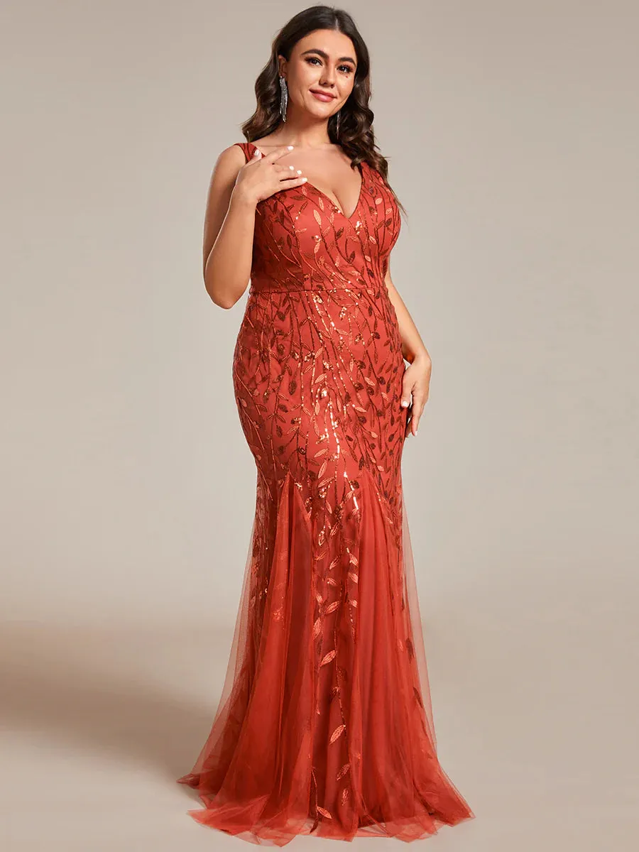 Classic Fishtail Sequin Evening Dresses for Women