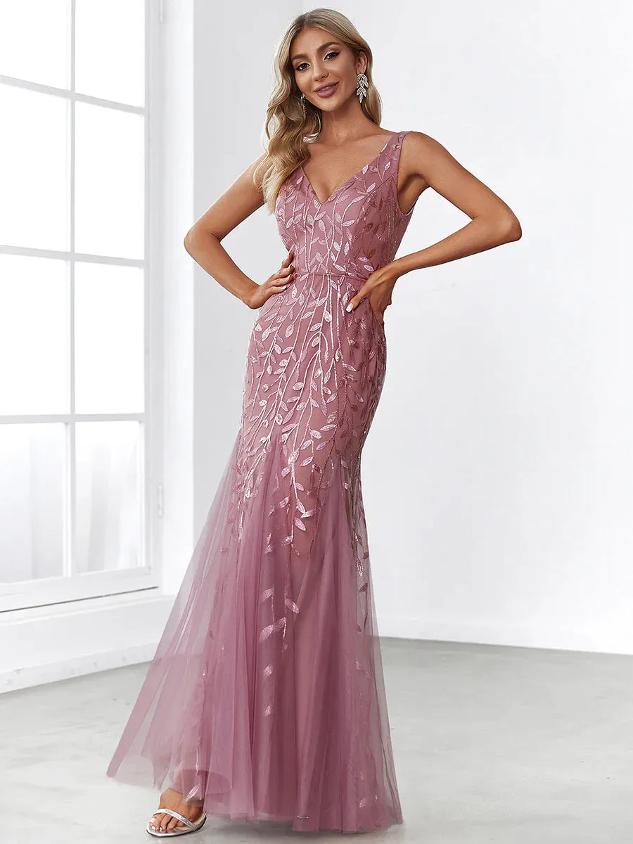 Classic Fishtail Sequin Evening Dresses for Women