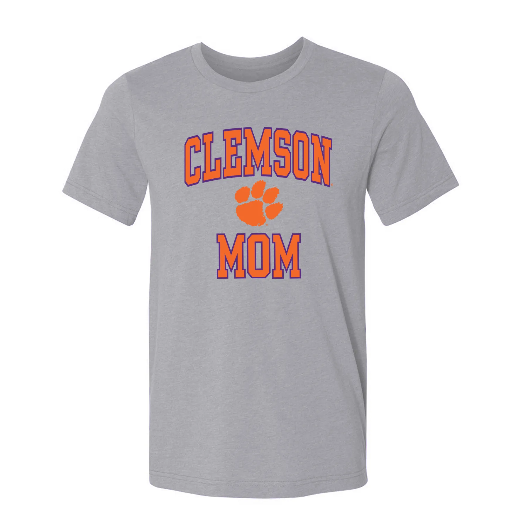 Clemson Mom 2 Color Arch & 1 Color Paw - (Multiple Colors)