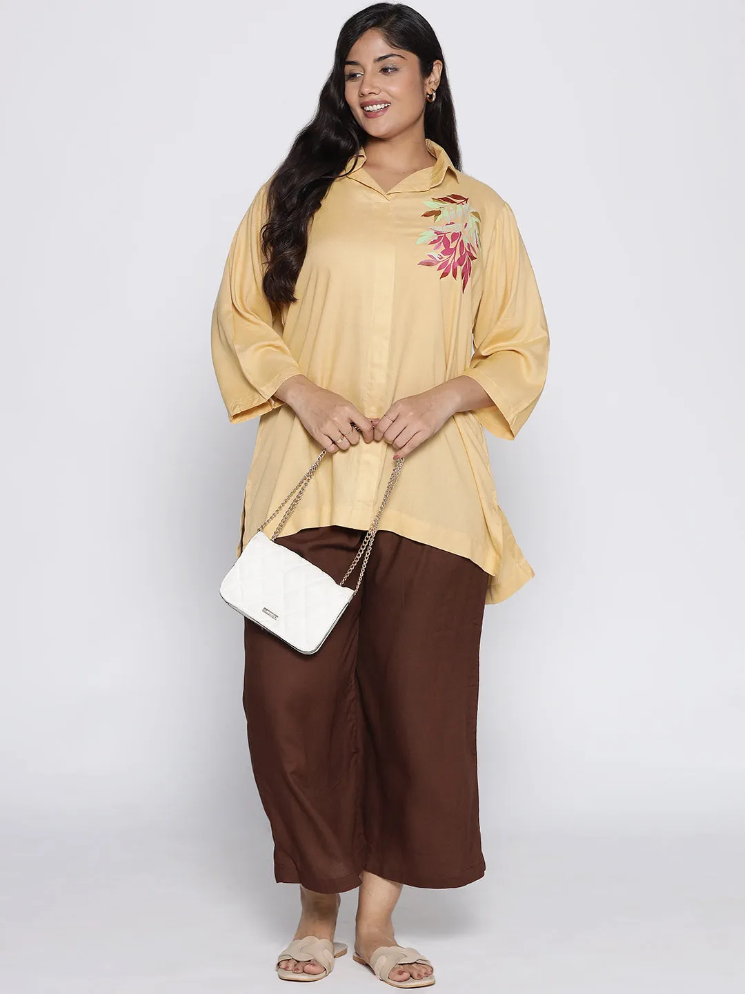 Coffee Rayon Culottes