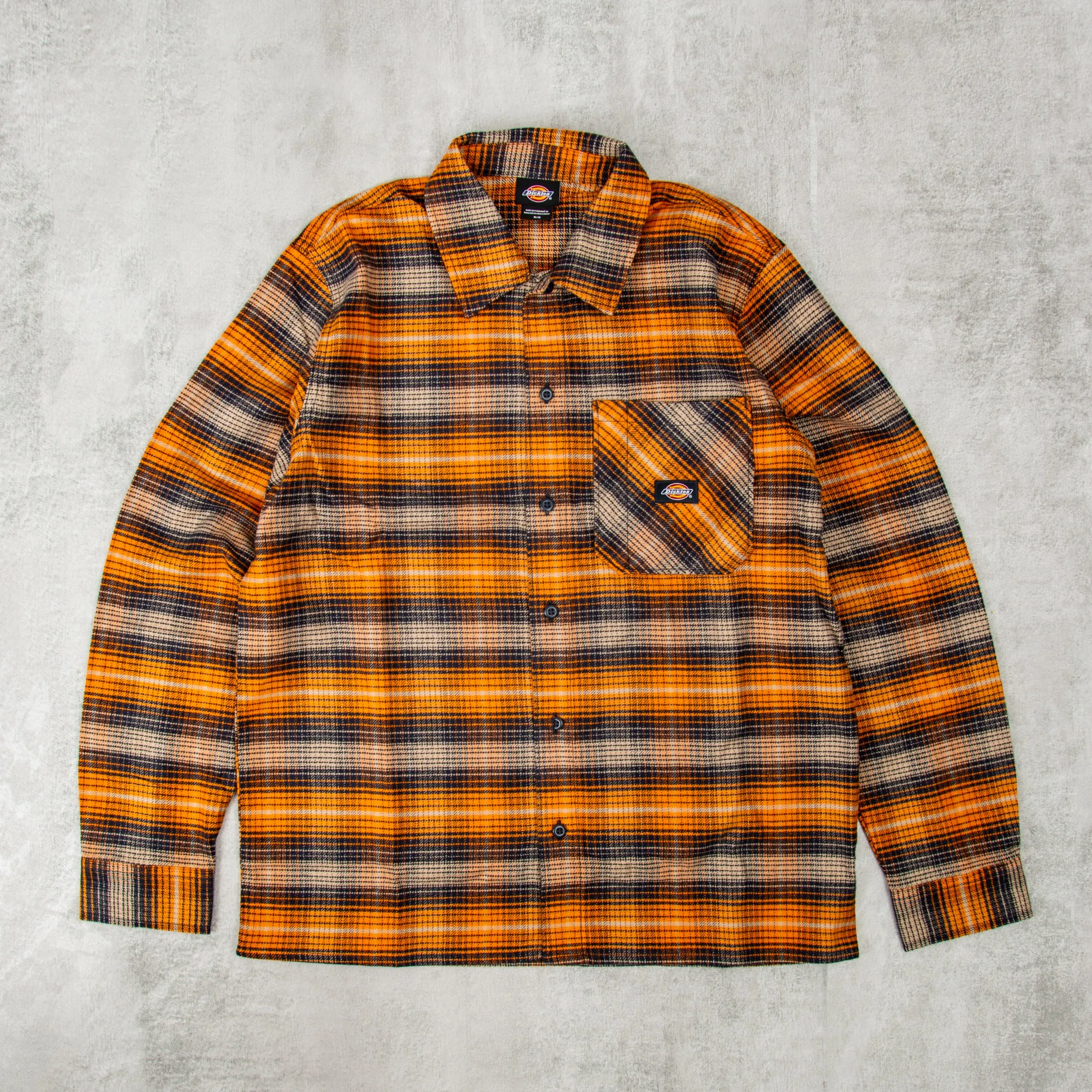 Dickies Forest Check Shirt - Orange