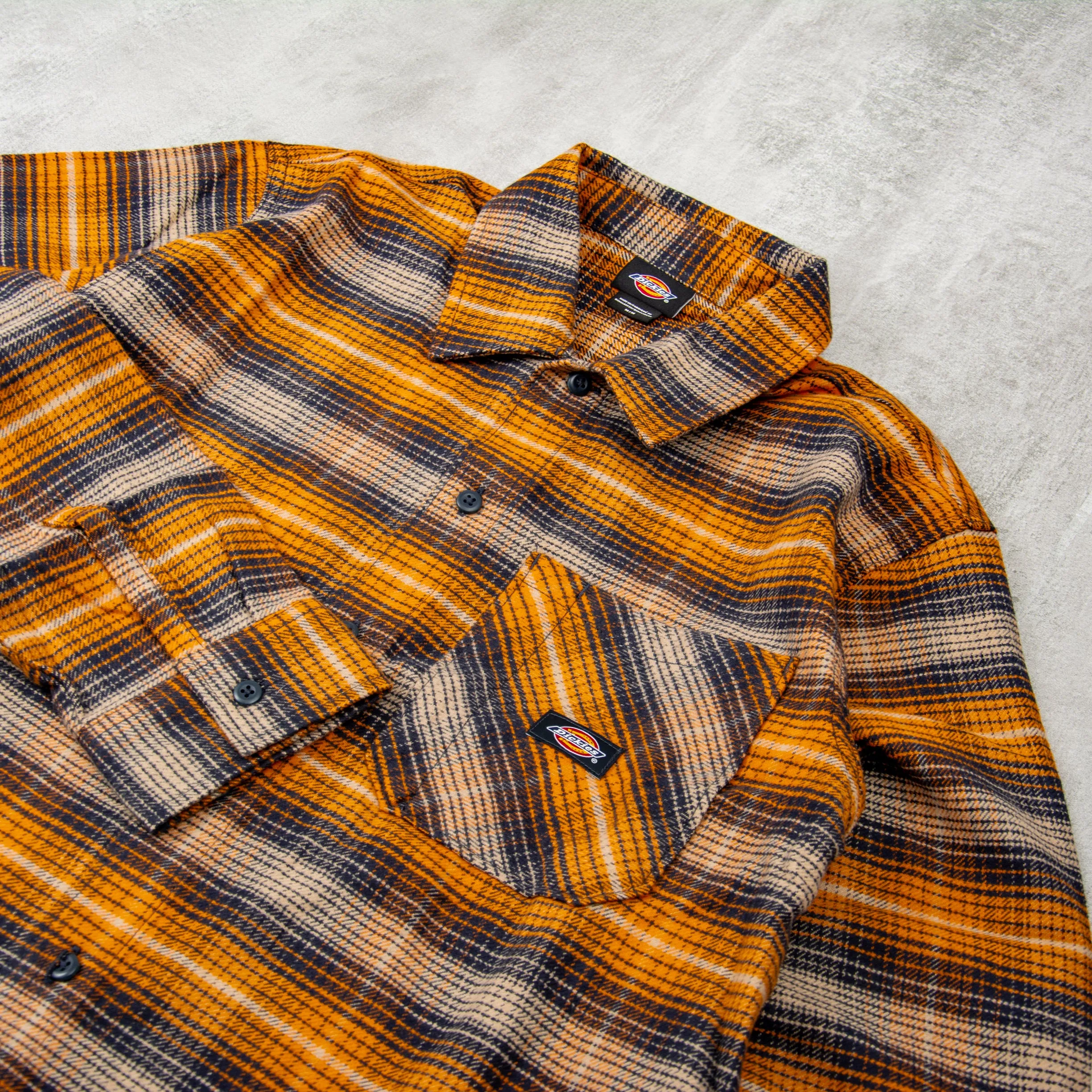 Dickies Forest Check Shirt - Orange