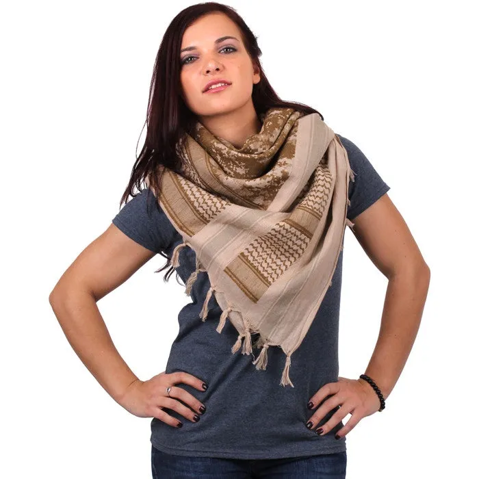 Digital Desert Camouflage - Shemagh Tactical Desert Scarf