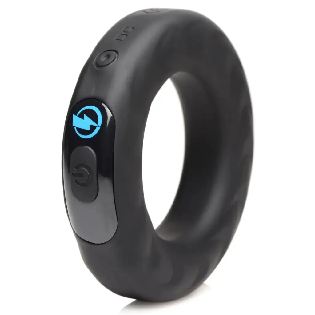 E-stim Pro Silicone Vibrating Cock Ring