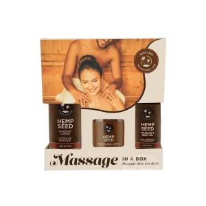 Earthly Body Hemp Seed Massage In A Box Gift Set - Isle Of You (set of 3)