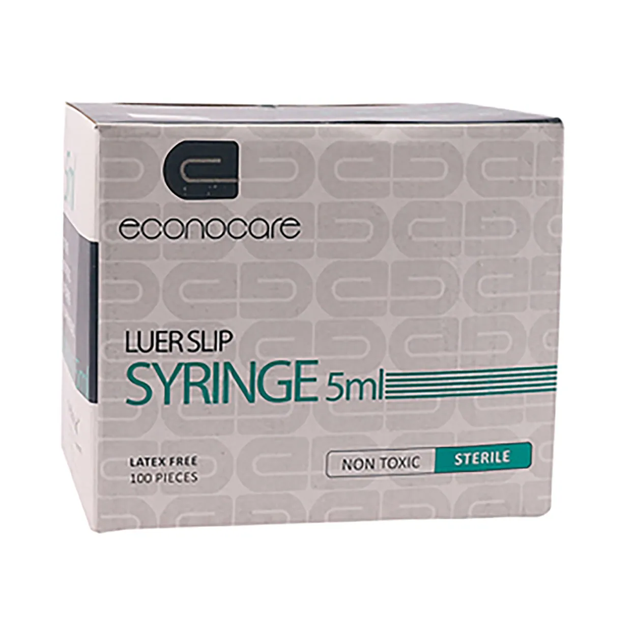 Econocare Syringe 5ml Luer Slip 100 Pack