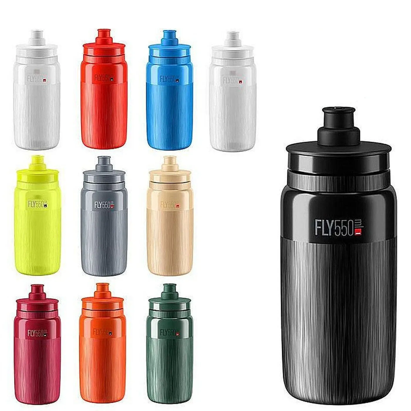 Elite Fly SRL 550ml BPA-free Bio Water Bottle-Textured