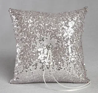 Elsa Shiny Sequin Ring Pillow