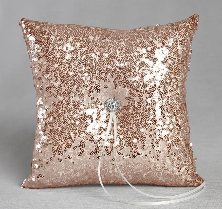 Elsa Shiny Sequin Ring Pillow