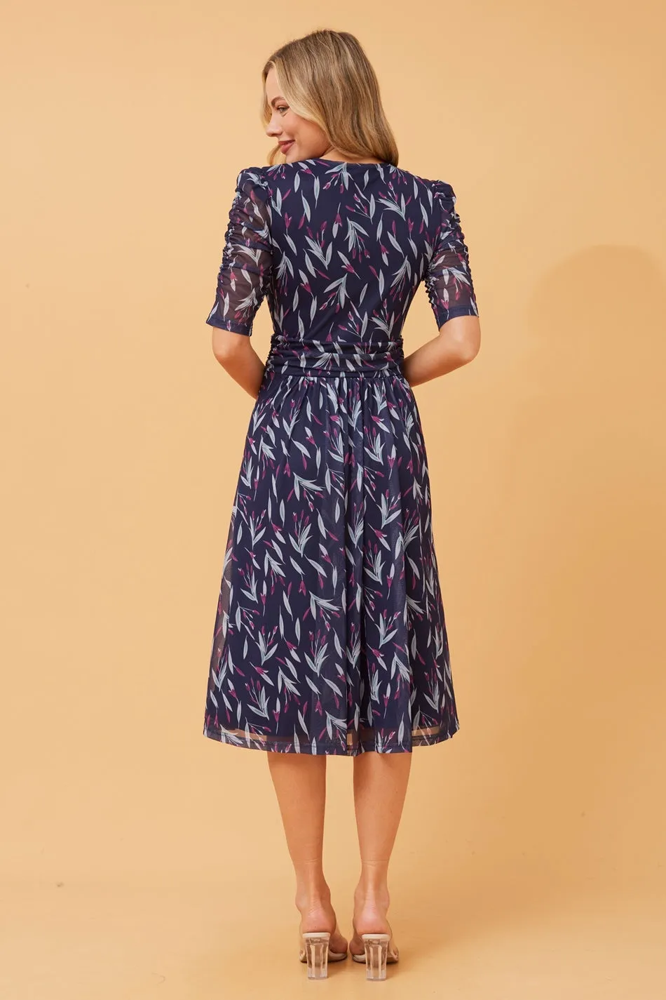 EMOGEN FLORAL MIDI DRESS