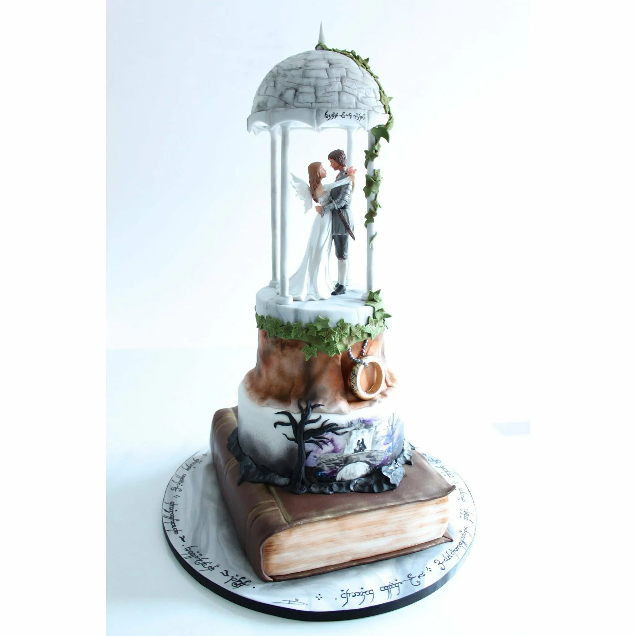 Fantasy Fairy Wedding Cake Topper