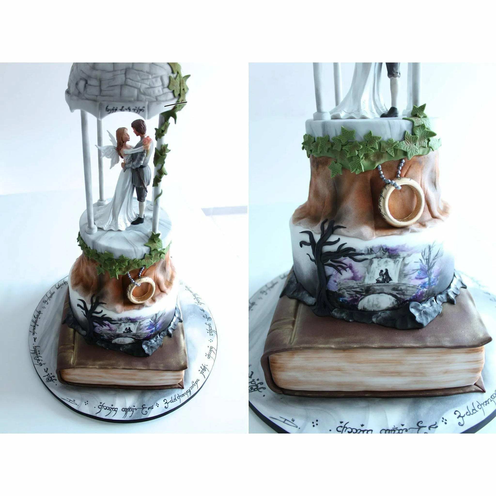 Fantasy Fairy Wedding Cake Topper