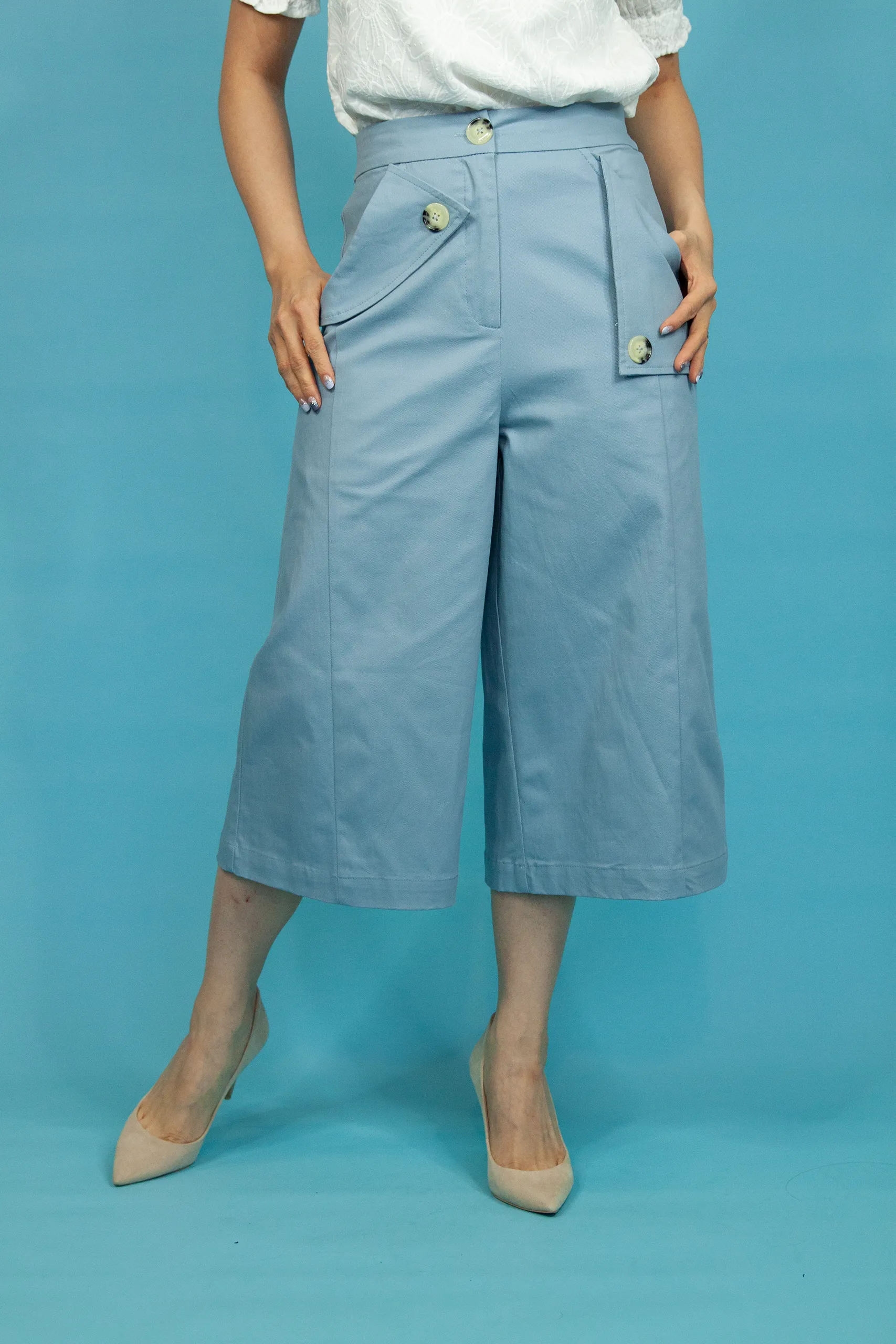 Flap Over Culottes Pant