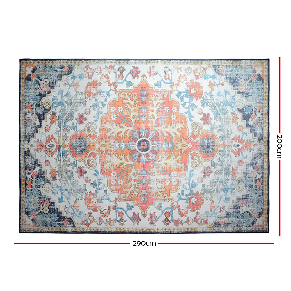 Floor Rug 200x290cm Rectangular Flooring Mat Exotic Persian Style Carpet