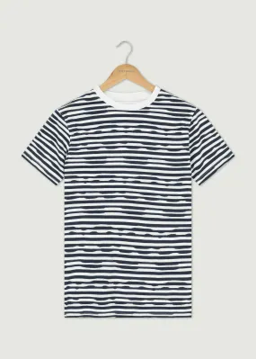 Hall T-Shirt - Navy/White