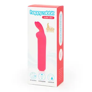 Happy Rabbit Rechargeable Bullet - Pink