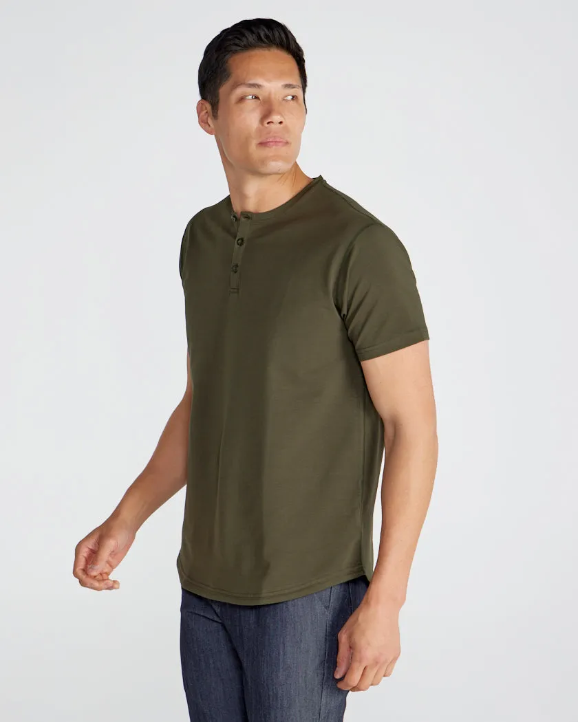 Henley Drop-Cut: LUX (Size M)