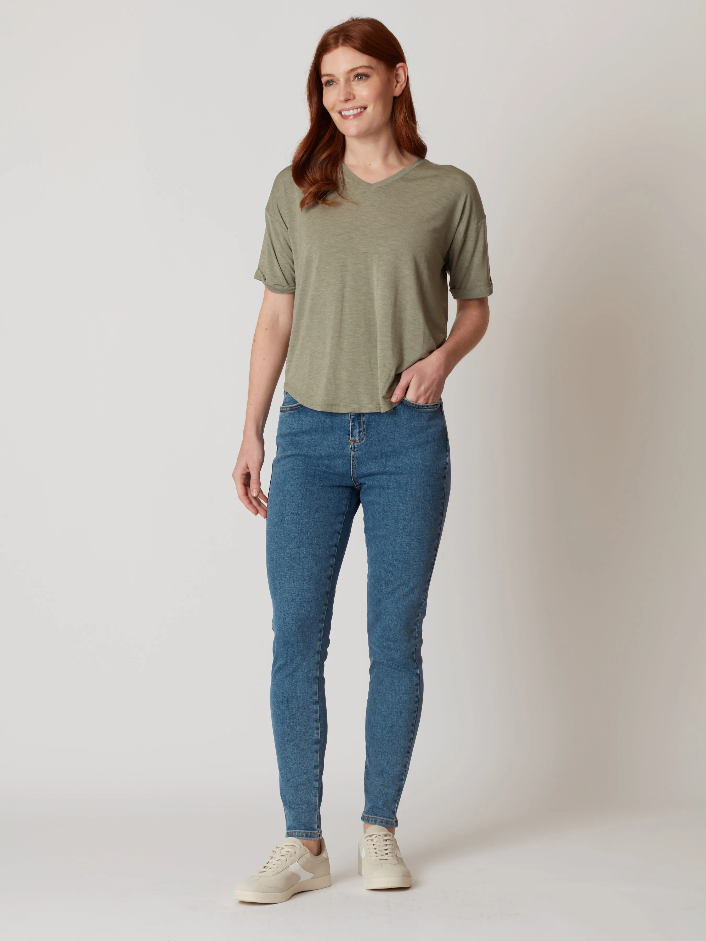 High Waisted Skinny Jeans