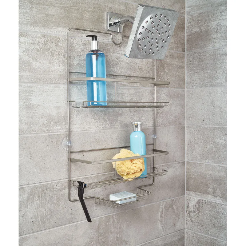 iDesign Everett Wide Shower Caddy in Satin