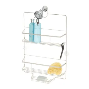 iDesign Everett Wide Shower Caddy in Satin