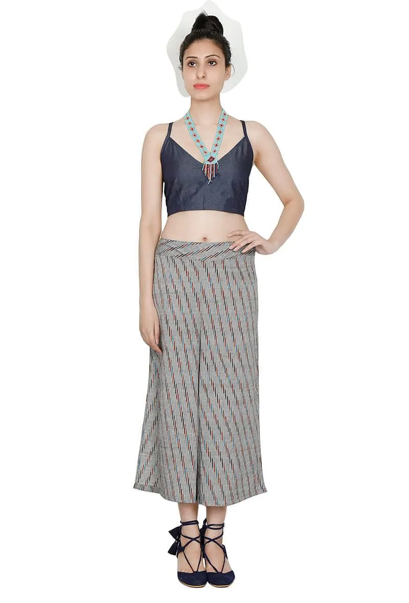 Ikat Cotton Culottes