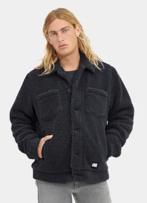 Janson Sherpa Trucker Jacket in Dark Ash by UGG