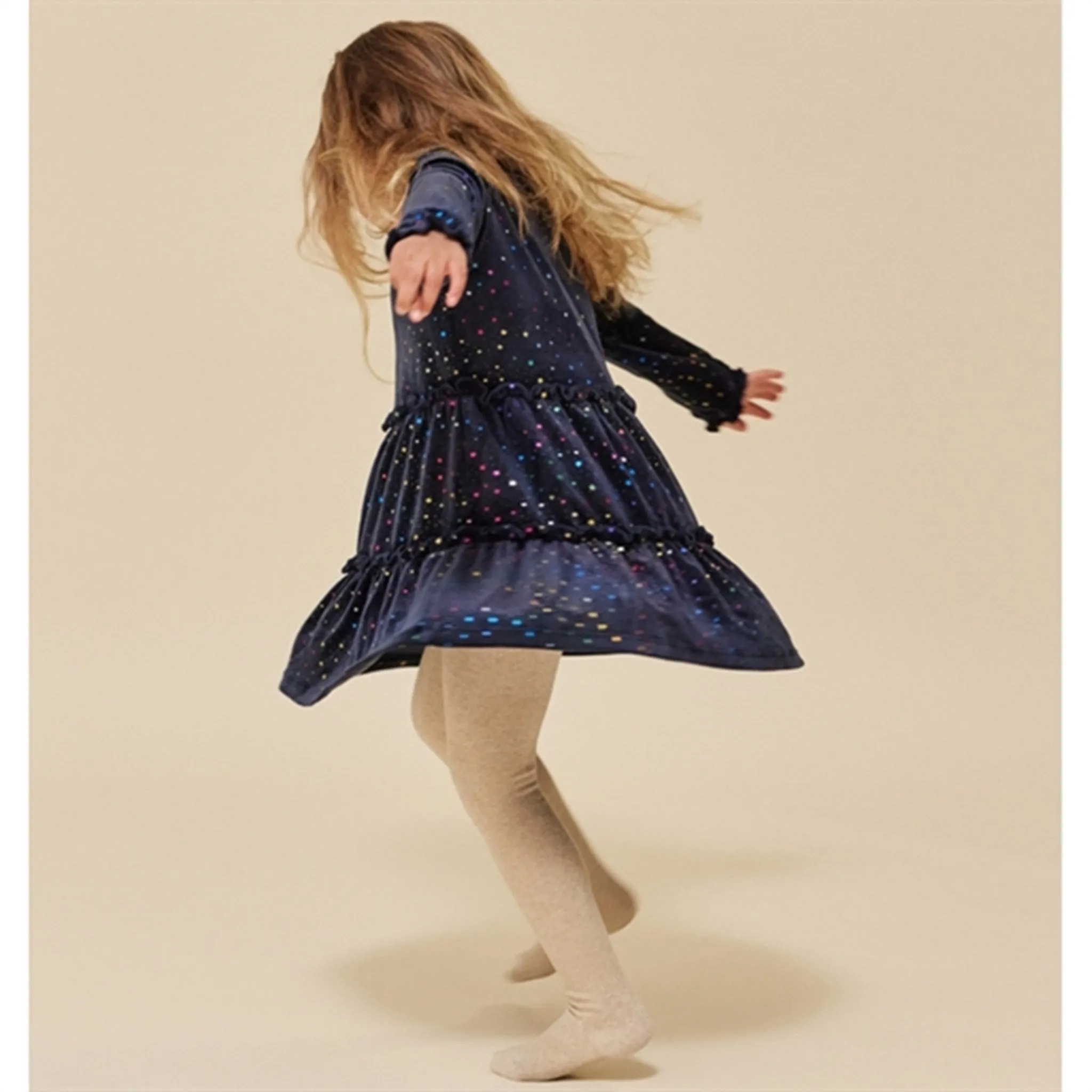 Konges Sløjd Etoile Multi Sparkle Jingle Glitter Dress